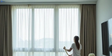 Delicate sheer drape cleaning glen-waverley-vic Matty Curtain Cleaning